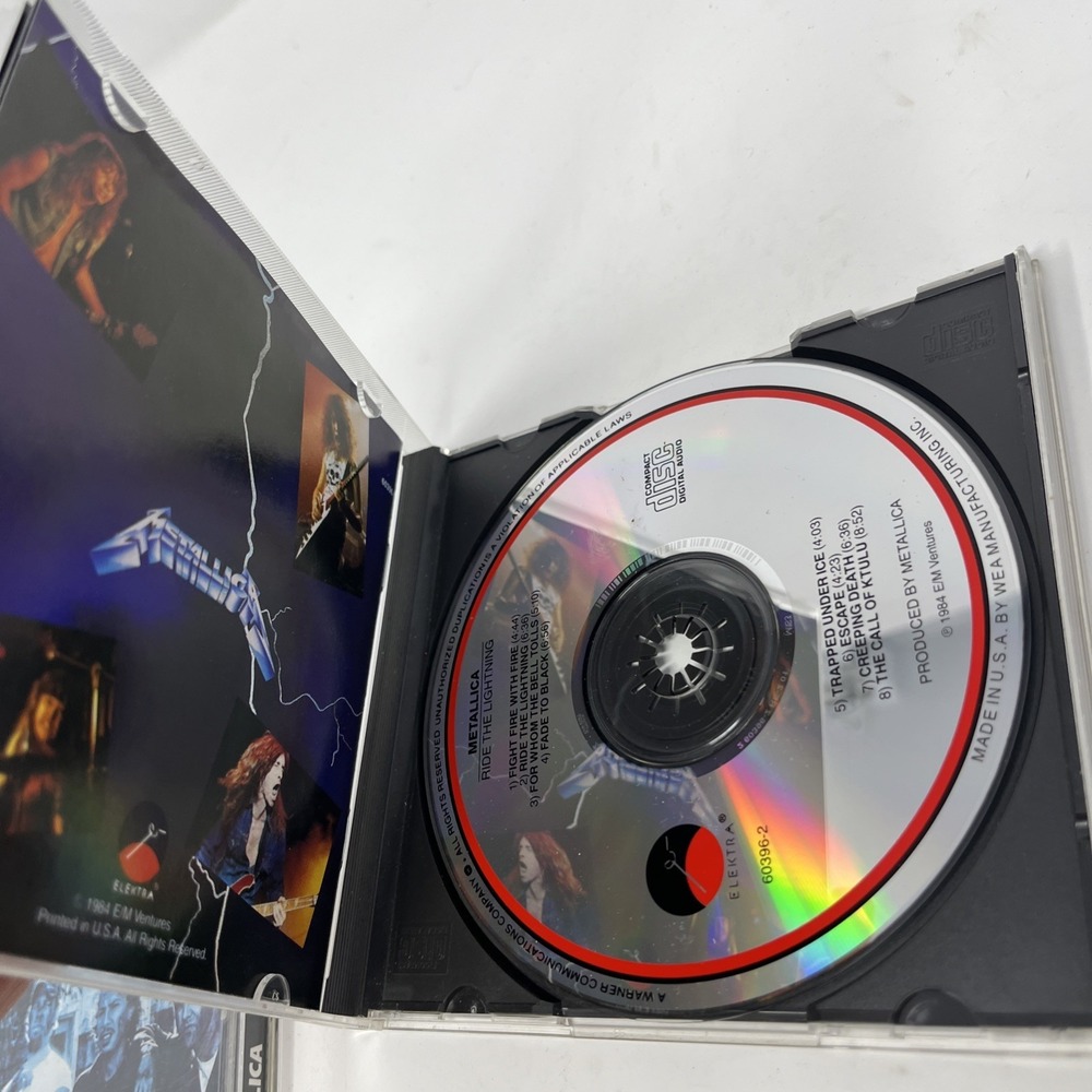 Metallica CD Lot (3) Ride The Lightning Reload Garage Inc - Picture 3 of 5
